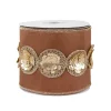 Christmas Accessories-National Tree Company 4" Hgtv Home Collection Sequin Beaded Taffeta Ribbon, Brown