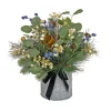 Christmas Greenery-National Tree Company 17" Hgtv Home Collection Swiss Chic Arrangement