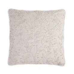 Christmas Textile-National Tree Company 18" Hgtv Home Collection White Boho Christmas Pillow