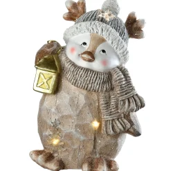 Christmas Accessories-National Tree Company 16" Lighted Penguin Figurine