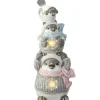 Christmas Accessories-National Tree Company 18" Lighted Stacked Bird Trio