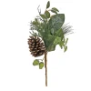 Christmas Greenery-National Tree Company 19" Pine, Berry, And Cone Plastic Pick
