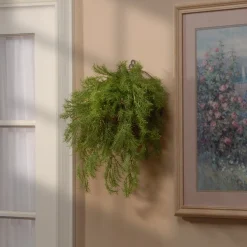 Hanging Plants-National Tree Company 20" Pine Branch Wall Basket