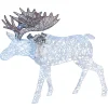 Christmas Outdoor Accessories-National Tree Company 50" Pre-Lit Moose Decoration