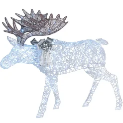 Christmas Outdoor Accessories-National Tree Company 50" Pre-Lit Moose Decoration