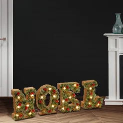 Christmas Accessories-National Tree Company 36" Pre-Lit Noel Decoration