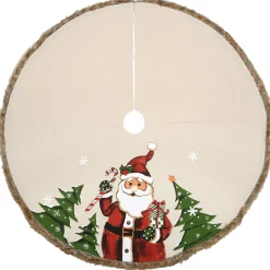 Christmas Tree Skirt-National Tree Company 48" Rural Homestead Collection Santa Tree Skirt