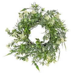 National Tree Company Flower Wreaths^14" Spring Mixed Blossoms Table Wreath
