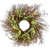 National Tree Company Flower Wreaths^24" Spring White & Cream Forsythia Twig Wreath