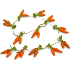 Easter Garland-National Tree Company 64" String Of Carrots Garland