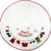 Christmas Tree Skirt-National Tree Company 48" White "Merry Christmas" Tree Skirt