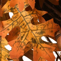 Harvest Wreath-National Tree Company Artificial Autumn Wreath, Decorated With Acorns, Oak Leaves, Autumn Collection, 24 In