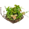 Easter Table Decor-National Tree Company Artificial Bird'S Nest And Berries 6" Table Decoration