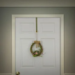 Easter Wreath-National Tree Company Artificial Bird'S Nest Hanging Wall Decoration, Woven Branch Base, Decorated With Leafy Greens, Bird'S Nest With Pastel Eggs, Burlap Bow, Includes Hanging Loop, Spring Collection, 11 Inches