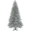 7Ft - 9Ft-National Tree Company Artificial Crystal Pine Hinged Christmas Tree, Pre-Lit With Dual Colored Led Lights, Plug In, 9 Ft