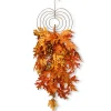 Harvest Accessories-National Tree Company Artificial Fall Teardrop Wall Decoration, Decorated With Berry Clusters, Maple Leaves, Autumn Collection, 36 In