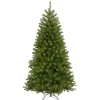 7Ft - 9Ft-National Tree Company Artificial Full Christmas Tree, Black, North Valley Spruce, Includes Stand, 7.5 Feet