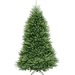 National Tree Company Full^Artificial Full Christmas Tree, Green, Dunhill Fir, Includes Stand, 7.5 Feet