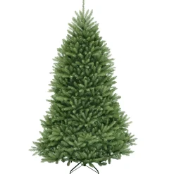 National Tree Company Full^Artificial Full Christmas Tree, Green, Dunhill Fir, Includes Stand, 7 Feet