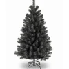 Unlit-National Tree Company Artificial Full Christmas Tree, Black, North Valley Spruce, Includes Stand, 4.5 Feet