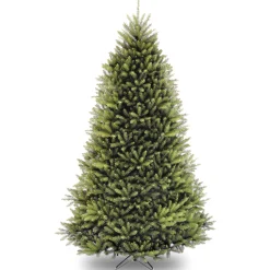 National Tree Company Full^Artificial Full Christmas Tree, Green, Dunhill Fir, Includes Stand, 9 Feet