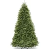 Full-National Tree Company Artificial Full Christmas Tree, Green, Dunhill Fir, Includes Stand, 14 Feet