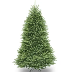 National Tree Company Full^Artificial Full Christmas Tree, Green, Dunhill Fir, Includes Stand, 6.5 Feet
