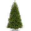 5Ft - 6Ft-National Tree Company Artificial Full Christmas Tree, Green, North Valley Spruce, Includes Stand, 6 Feet