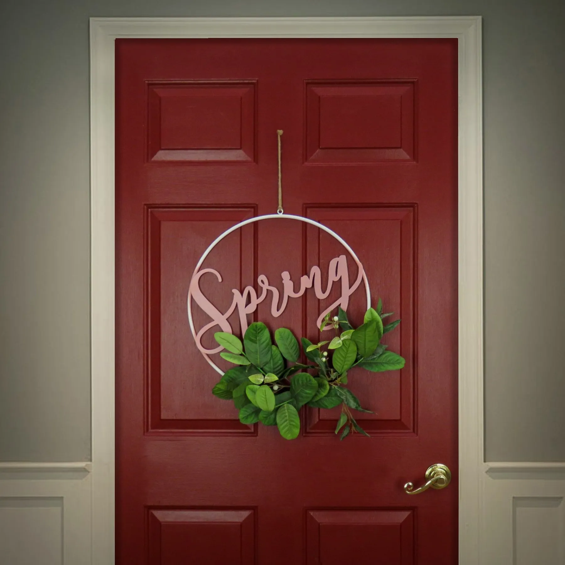 Home & Garden Decor-National Tree Company Artificial Hanging Wall Decoration, Spring, Spring Collection, 23 Inches