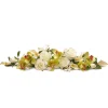 Flower Garlands / Swag-National Tree Company Artificial Plant Table Decoration, Decorated With Roses, Lilies, Berry Clusters, Leafy Greens, Spring Collection, 28 Inches