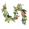 Flower Garlands / Swag-National Tree Company Artificial Spring Garland, Vine Stem Base, Decorated With Rose Blooms, Lavender, Berry Clusters, Leafy Greens, Spring Collection, 6 Feet