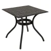 Outdoor Table-National Tree Company Bourton Collection Cast Aluminum All-Weather Dining Table