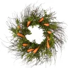 Easter Wreath-National Tree Company Carrots Artificial Wreath Decoration, Green, Easter Collection, 24 Inches