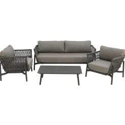 Patio Sets-National Tree Company Elizabeth Collection 4-Piece All-Weather Conversation Set