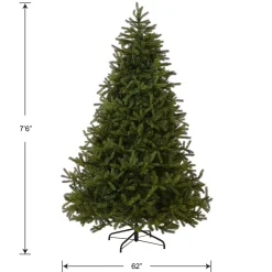 Full-National Tree Company Feel Real' Artificial Christmas Tree, Norway Fir, Green, Includes Stand, 7.5 Feet