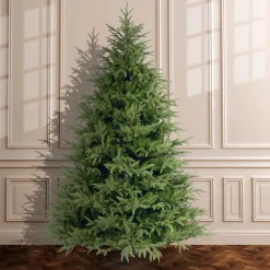 National Tree Company Full^Feel Real' Artificial Full Christmas Tree, Green, Frasier Grande, Includes Stand, 7 Feet