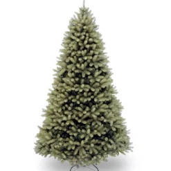 National Tree Company Full^Feel Real' Artificial Full Downswept Christmas Tree, Green, Douglas Fir, Includes Stand, 7 Feet