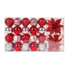Christmas Ornament-National Tree Company First Traditions - 10" Red Xmas Ball Set, Shatterproof