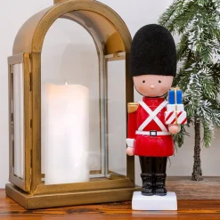 Christmas Accessories-National Tree Company First Traditions 11" Christmas Soldier With Gifts
