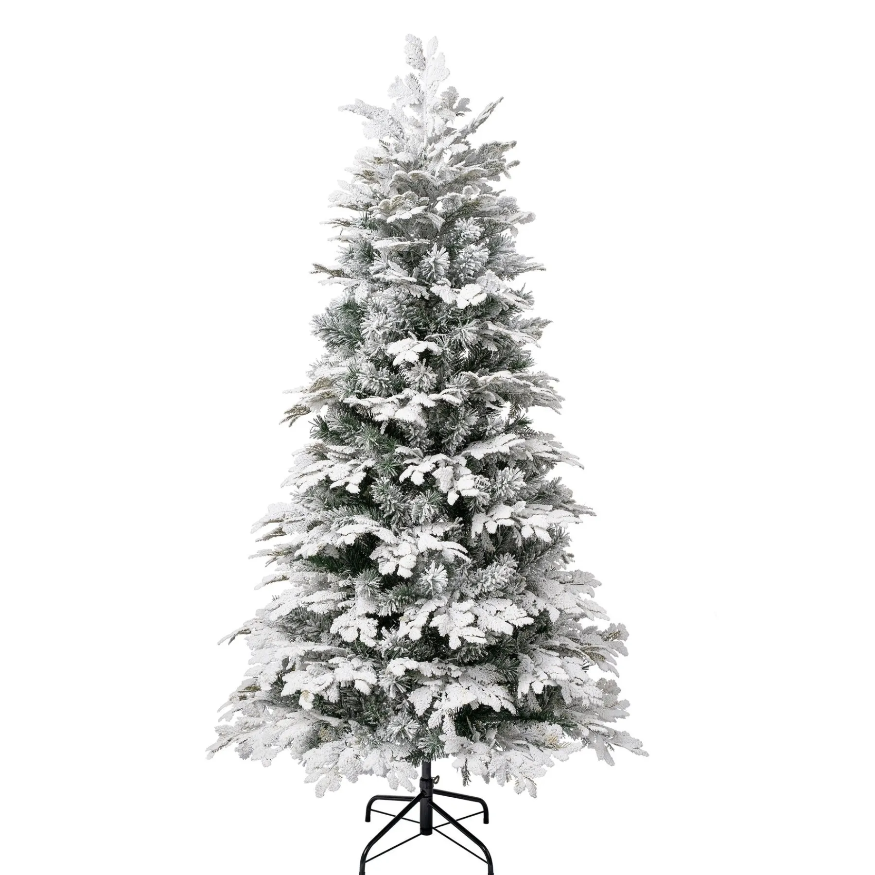Full-National Tree Company First Traditions Acacius Snowy Christmas Tree, 6 Ft