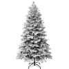 National Tree Company Full^First Traditions Acacius Snowy Christmas Tree With Hinged Branches, 7.5 Ft