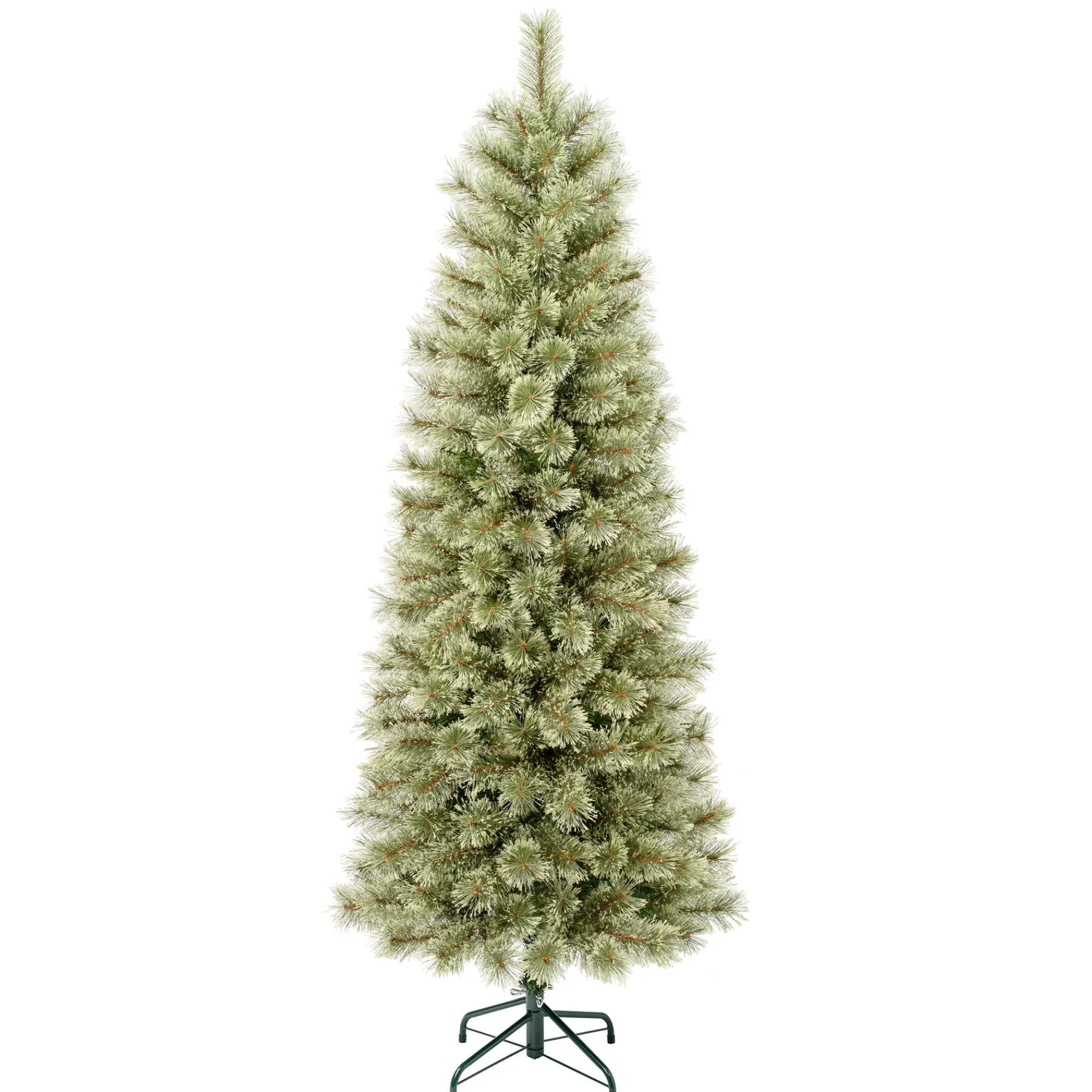 National Tree Company Slim^First Traditions Arcadia Pine Cashmere Slim Christmas Tree With Hinged Branches, 6 Ft