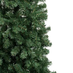 7Ft - 9Ft-National Tree Company First Traditions Artificial Linden Spruce Wrapped Christmas Tree, Fire Resistant And Hypoallergenic, 7.5 Ft