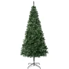 National Tree Company Full^First Traditions Artificial Linden Spruce Wrapped Christmas Tree, Fire Resistant And Hypoallergenic, 9 Ft