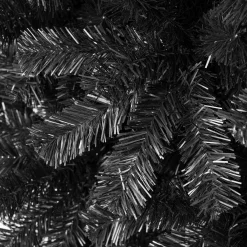 Full-National Tree Company First Traditions Color Pop Christmas Tree, Black 7.5 Ft