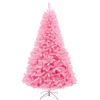 Full-National Tree Company First Traditions Color Pop Christmas Tree, Pink, 7.5 Ft
