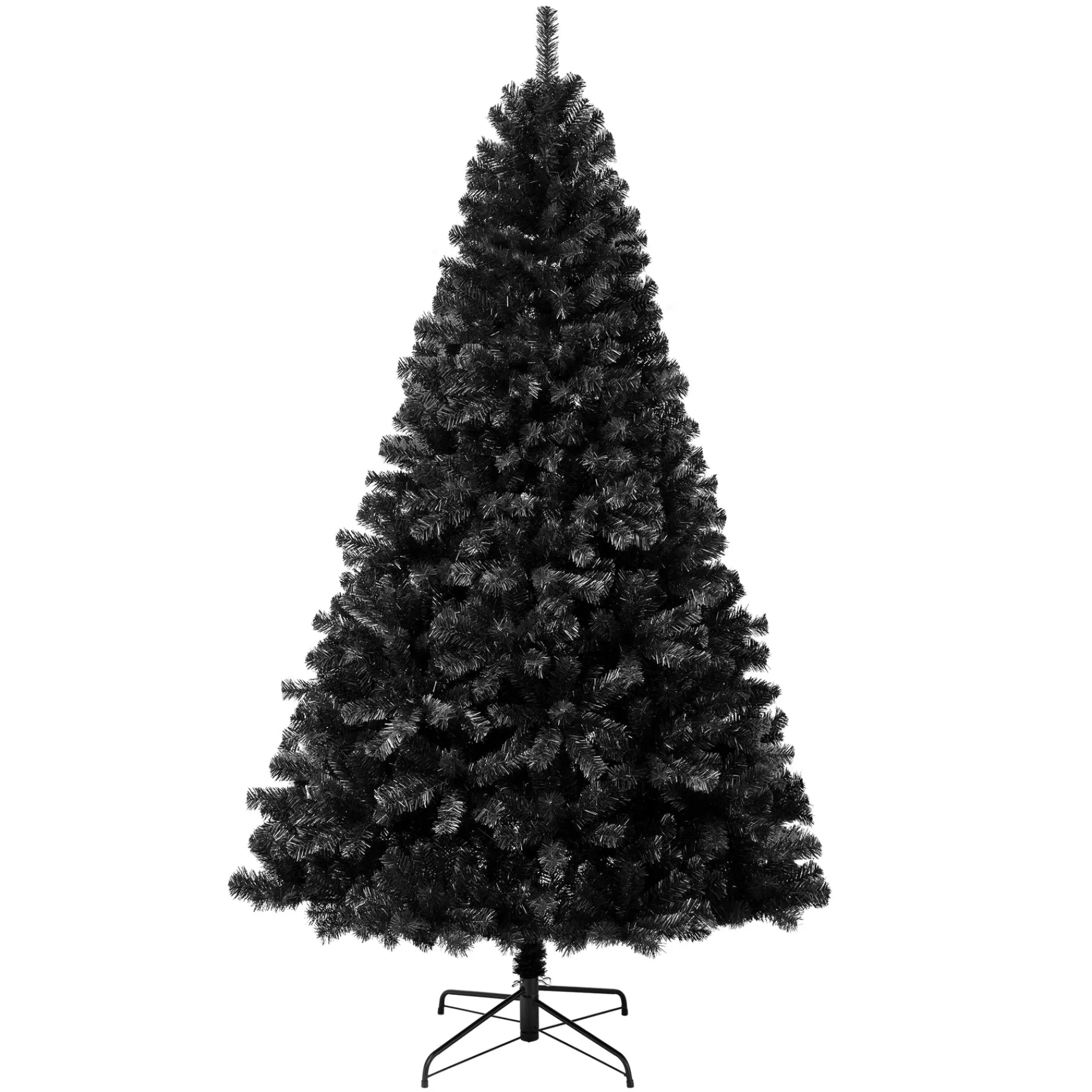 National Tree Company Full^First Traditions Color Pop Christmas Tree, Black 7.5 Ft