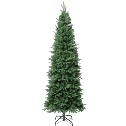 Slim-National Tree Company First Traditions Duxbury Slim Christmas Tree With Hinged Branches, 6 Ft