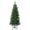 National Tree Company Full^First Traditions Duxbury Slim Christmas Tree With Hinged Branches, 4.5 Ft