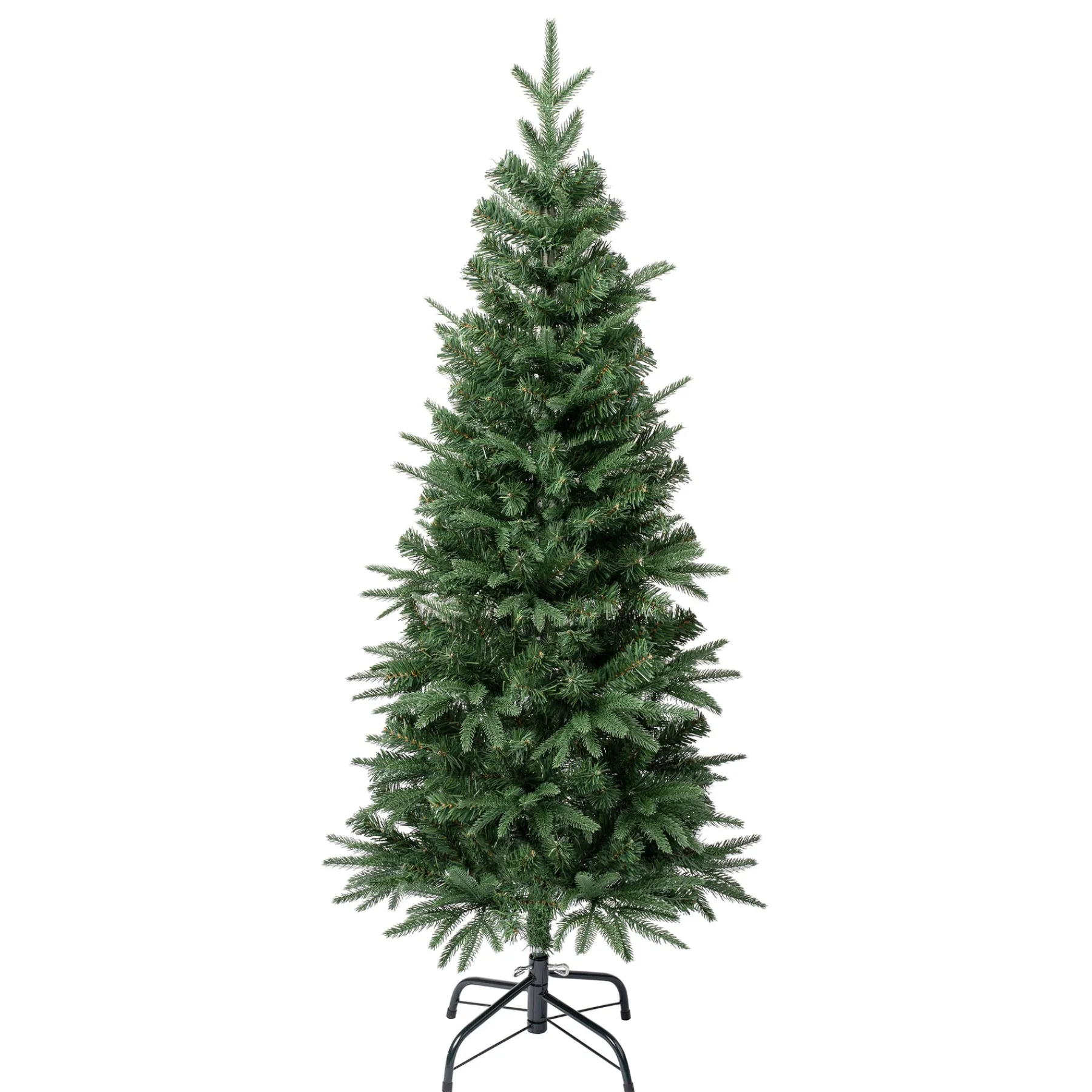 National Tree Company Full^First Traditions Duxbury Slim Christmas Tree With Hinged Branches, 4.5 Ft